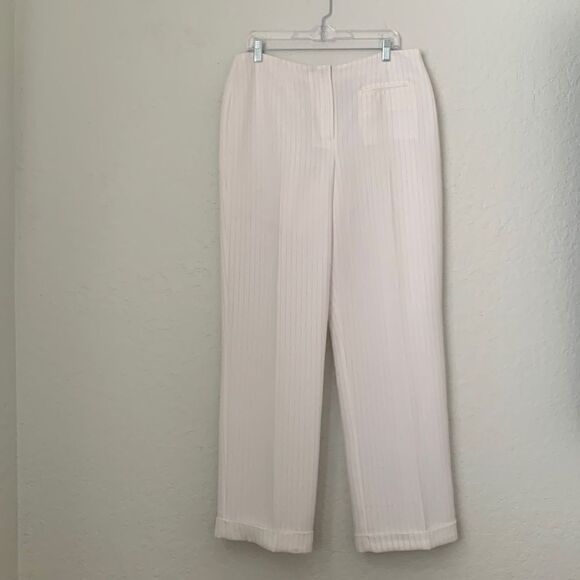 Emma James Stretch Stripped Trousers Women’s Size 16 - Picture 1 of 10
